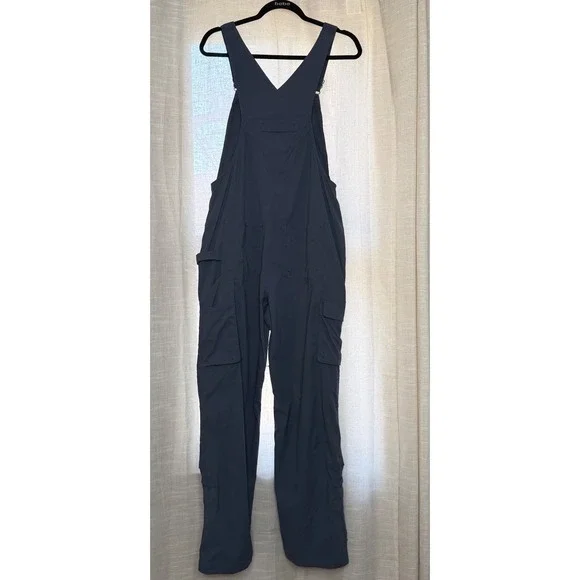 Duluth Trading Heirloom Gardening Bib Overalls Ripstop Dark Gray Womens XS x 31 - Picture 2 of 9